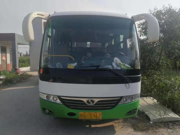 China Model 6602 Used Mini Bus 2016 Year 19 Seat Front Engine Diesel Six Meter Length supplier