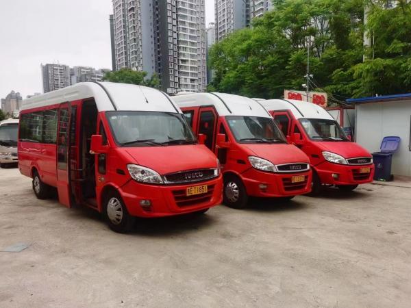 China New Arrival 2017 Year 19 Seats Iveco Used Bus Used Minibus 129Hp Diesel supplier