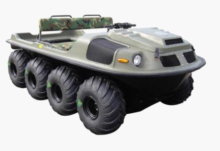 China Off Road 8X8 All Terrain Amphibious Vehicles Suitable For Both Land And Water supplier