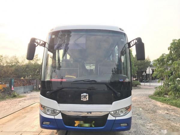 China Oil-Electric Hybrid Electric Vehicle WP Engine 155kw Double Doors Leather Seat Used Coach Bus Zhongtong LCK6101 47Seats supplier