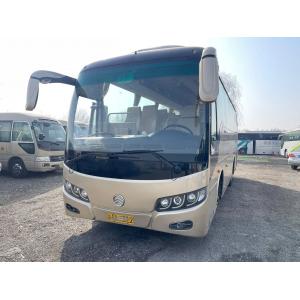 China Old Coach Bus 37 Seats Manual Transmission LHD Rear Engine Used Golden Dragon XML6857 Air Conditioner supplier