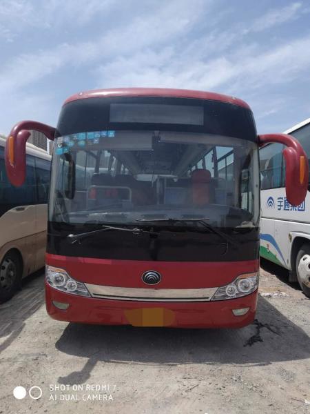 China Red Diesel LHD Used Yutong Buses 68 Seats With Manual Transmission supplier