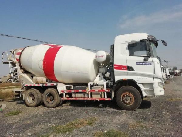 China SANY Used Concrete Mixer Trailer , Used Portable Cement Mixer 6*4 Drive Mode supplier