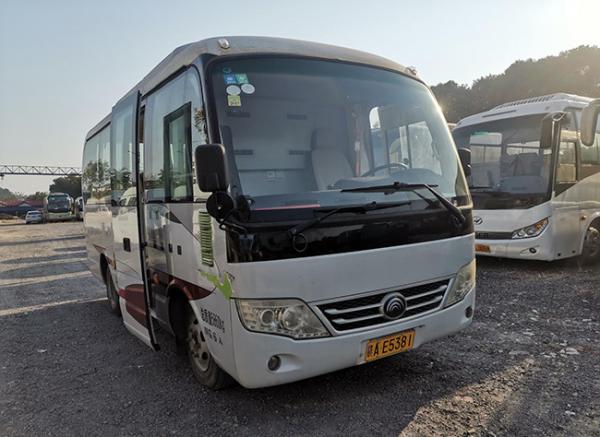 China second hand bus 6 seats mini bus city travelling bus diesel engine right hand rive used bus cheap price supplier