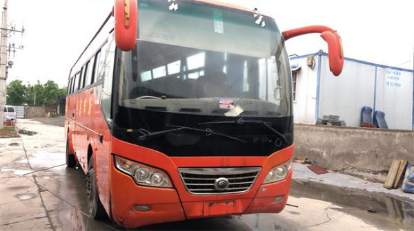 China second hand bus zk6102D used coach bus yuchai diesel engine emission euro 3 supplier