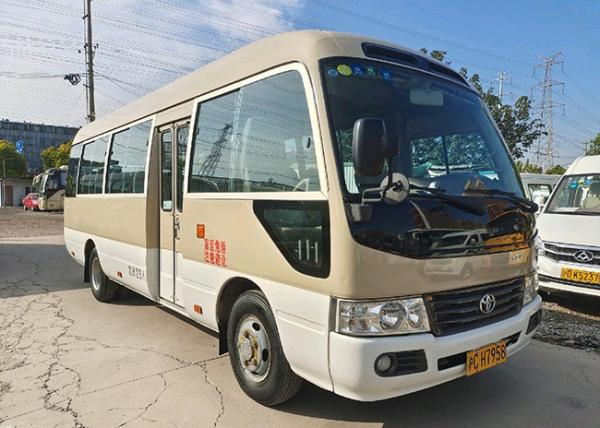China second hand mini bus used toyota coaster coach bus used bus for sale supplier