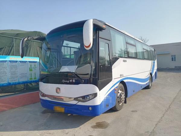 China Second Hand Tour Zhongtong Bus Yuchai Engine LCK6100 Air Bag Suspension 46seats supplier