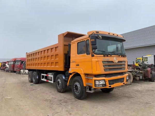 China Shacman 8×4 4 Axles Used Tipper Used Trucks Dumper 375HP 317HP Used Dump Truck supplier