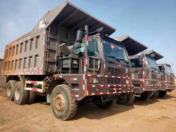 China Sino HOWO Used Dump Truck Dumper 430HP 120 Ton Used Dump Truck For Mine supplier