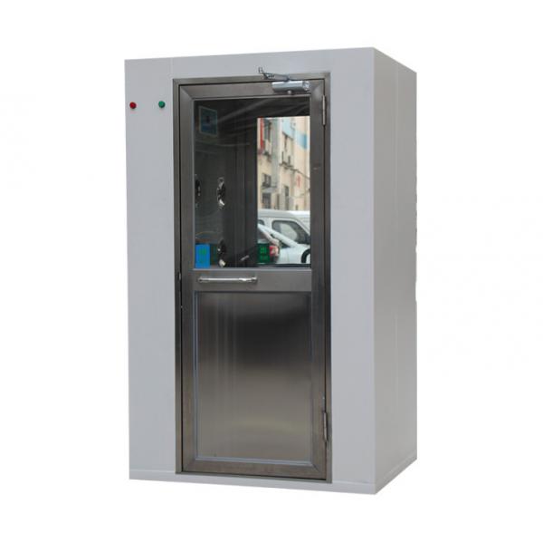 China Swing Door Cold Rolled Cleanroom 1.6Kw Air Shower Room supplier
