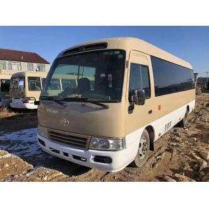 China Toyota Coaster Used Bus 29 Seats Diesel Engine 100KW Folding Door Front Engine SCT6703 supplier
