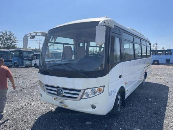China Used Bus 53 Seats Coach BusesPlate Spring Suspension 98kw Yuchai Engine ZK6720D supplier