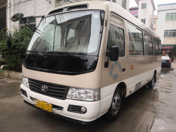 China Used Coaster Bus 2017 Toyota 23 Seats Low Kilometer Left Hand Drive supplier