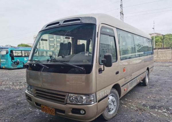 China Used Commercial Bus With Luxury Coaster Bus 22 Seats 2640mm Height 4085mm Wheel Base supplier