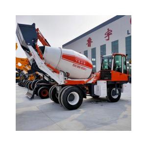 China Used Concrete Mixer Yuchai Engine 9000kg Curb Weight 6 Meters Brand New Self Loading Mixing Truck supplier