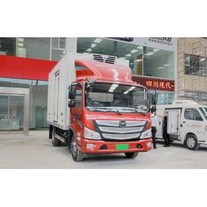 China Used Diesel Trucks 4×2 Drive Mode Foton Refrigerated Truck 143hp supplier
