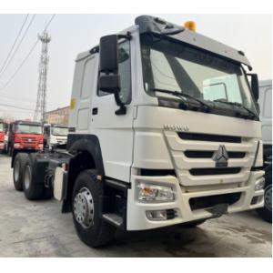 China Used Diesel Trucks White Color 6×4 Drive Model Weichai Engine 430hp 12 Gears Standard Cabin Howo Tractor supplier