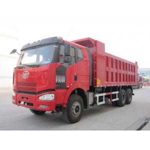 China Used Dump Trucks 6×4 Drive Mode Flat Cabin EURO II Emission Standard 6 Cylinders FAW Tipper Truck RHD supplier