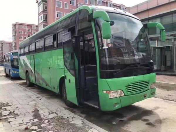 China Used Front Engine Yutong Long Distance Buses 2009 Year 54 Seats 100km/H Max Speed supplier