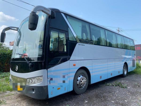 China Used Golden Dragon Bus 45seats Manual Gearbox Diesel Rear Engine Lhd Luxury Tourist Bus supplier