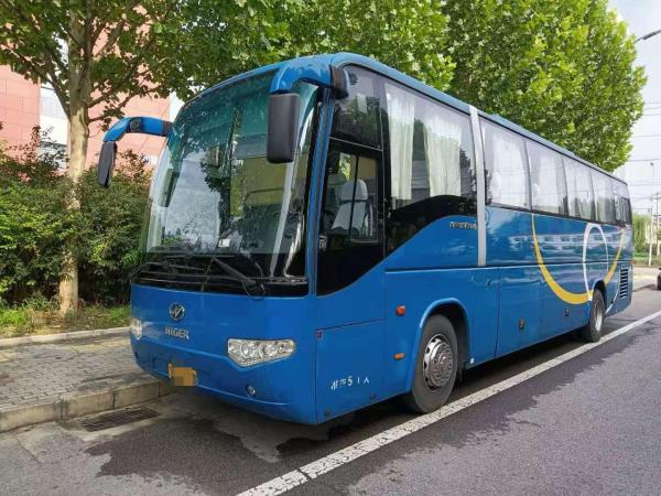 China Used Higer Bus Blade Double Decker For Corea Kia Bus Coach Airbag Chassis Tourist Coach Dingle Door With AC/TV supplier