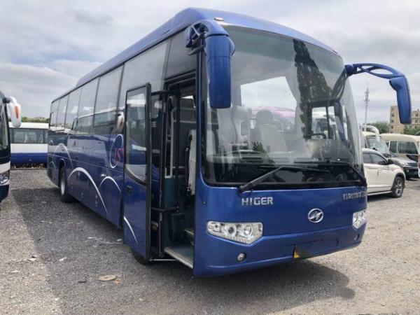 China Used Higer Bus KLQ6119T 51Seats Yuchai Rear Engine 171kw Airbag Chassis 35000km Used Tour Bus for Africa supplier
