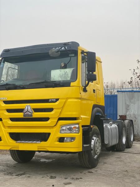 China Used HOWO 375 371 420HP Engine Tractor Truck Transport Spare Parts Left Driving supplier