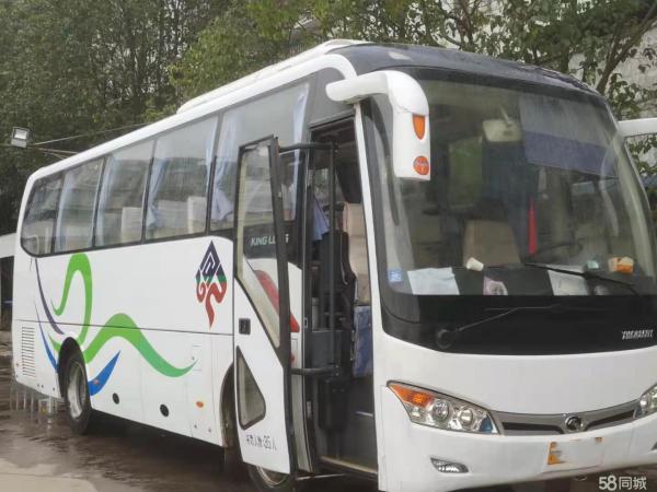 China Used Kinglong Bus XMQ6859 35Seats Steel Chassis Used Tour Bus Single Door Rear Engine Euro III supplier