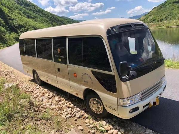 China Used Mini Bus Toyota Coaster 15B Engine 23/29 Seats Used Passenger Bus Low Kilometer supplier