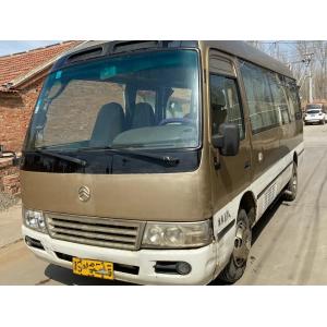 China Used Mini Coach External Swinging Door 19 Seats EURO III Front Engine Used Golden Dragon XML6601 supplier