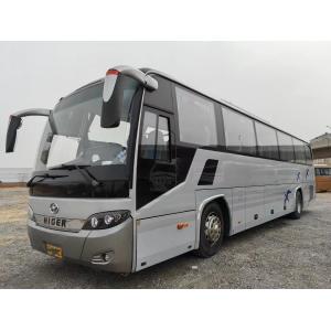 China Used Tour Bus 54 Seats 12 Meters Yuchai 6 Cylinders Engine Double Doors Silver Color 2nd Hand Higer KLQ6125 supplier
