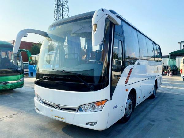 China Used Tour Bus Kinglong XMQ6802 Used Bus 34 Seats Yuchai Engine Euro 5 Steel Chassis High Quality supplier