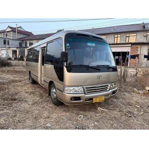 China Used Toyota Coaster Bus 30 Gasoline Fuel Mini Bus 3RZ Front Engine 2nd Hand Mini Bus supplier