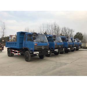 China Used Truck Dump Blue Color Light Tipper Truck Dongfeng Brand 4×2 Drive Model Curb Weight 6 Tons RHD supplier
