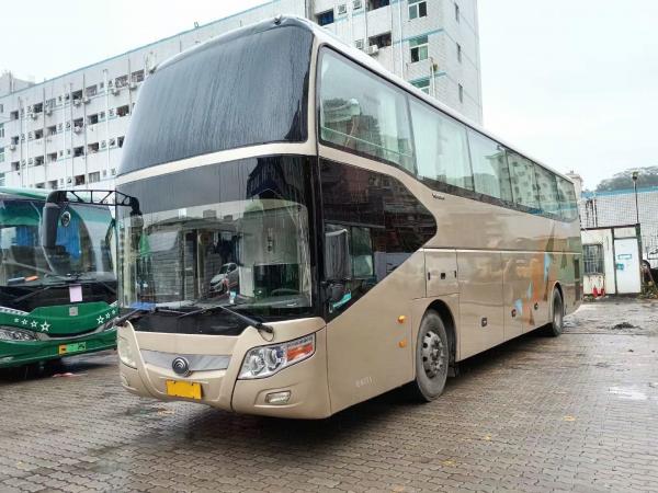 China Used Yutong Brand 2015 Year Tour Coach Bus ZK6126 Used Diesel Weicahi Engine 375hp Bus Used Double Doors EURO III Bus supplier