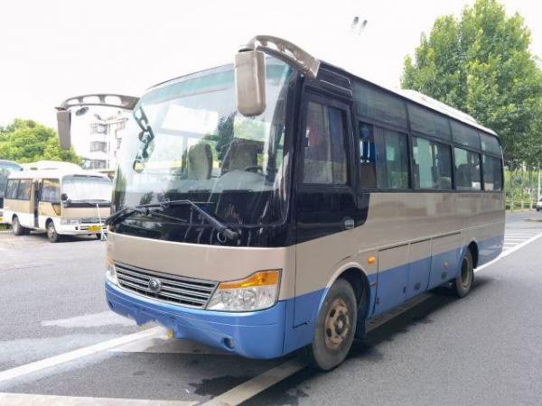China Used Yutong Mini Bus ZK6752D Yuchai Front Engine Good Passenger Coach 30 Seats 103kw supplier