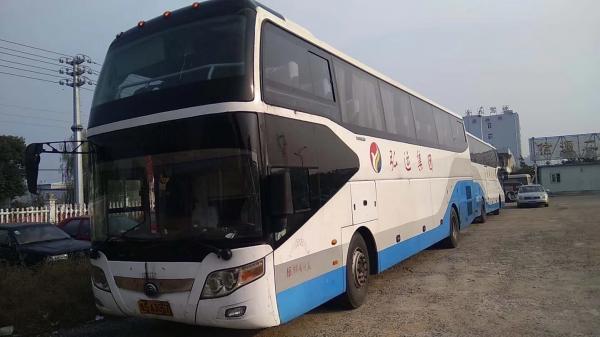 China YUTONG Band Used Coach Bus 2013 Year With A/C / Diesel Weichai 336hp Engine supplier