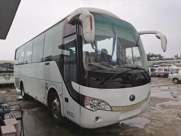 China YUTONG Bus 35 Seats Second Hand Diesel Fuel ZK6107 Coach Used Bus Export Used Coach Bus supplier
