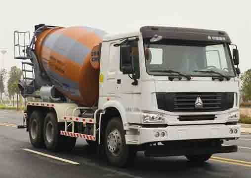 China ZOOMLION-HOWO Used Concrete Mixer Truck Euro III Emission 11005x2496x3900mm supplier