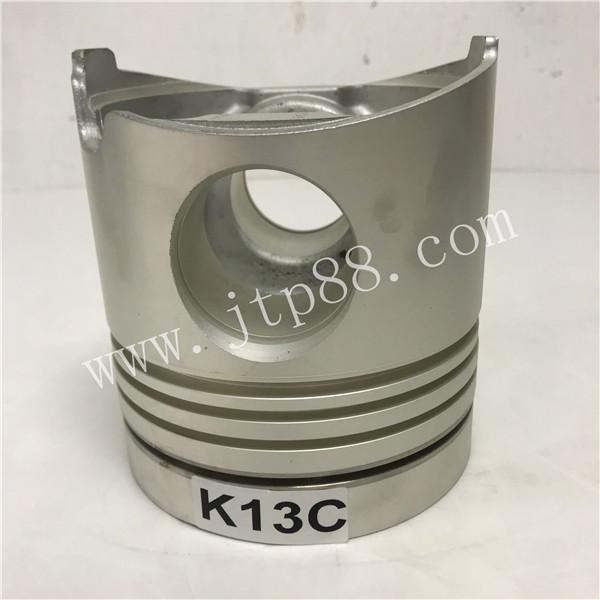 Excavator heavy engine K13C diesel engnien piston with pin& clip fit for 13216-2330