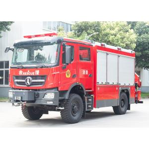 BEIBEN Rescue Special Fire Truck With Winch & Crane & Generator