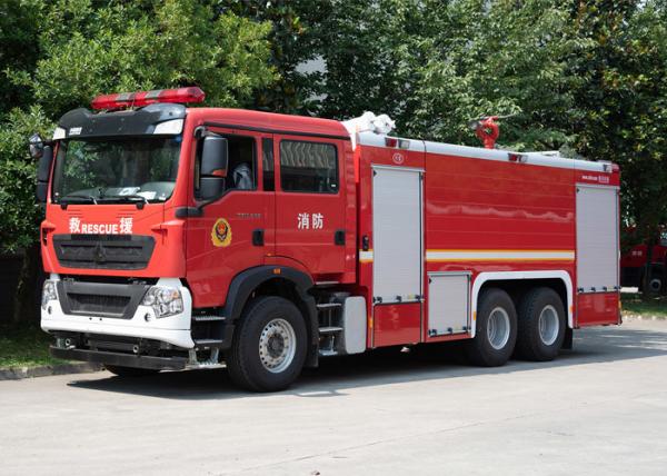 Sinotruk HOWO 12000L Industrial Fire Truck with Pump & Monitor