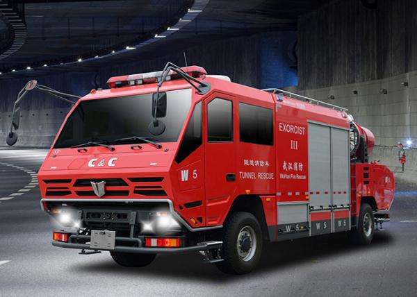 Tunnel Rescue Fire Fighting Truck with CAFS & Smoke Exhaust System