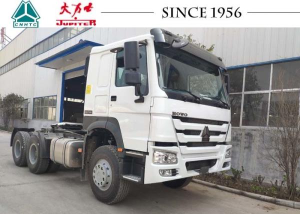 336HP Engine HOWO Tractor Truck , Sinotruk Howo 6×4 Tractor For Transport Project