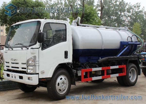 ISUZU 700P 4×2 190hp Vacuum Tank Truck 10000L Q345 ISO / CCC