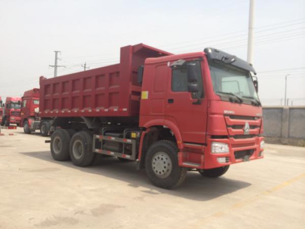 16m³ 6×4 336hp HOWO Heavy Duty Dump Truck For Transporting Soil / Sand