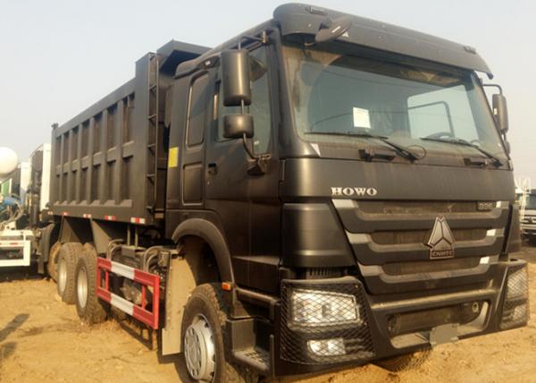 40 Ton 6×4 336hp SInotruk Howo7 Heavy Duty Dump Truck 20M3 Black Color