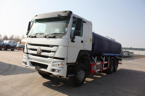 6×4 Sewage Tanker Truck / 13 CBM Waste Disposal Truck With Pressure Discharge Function