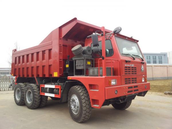 70 Tons Mining King 6×4 Tipper Truck 10 Wheeler With Front Lifting System