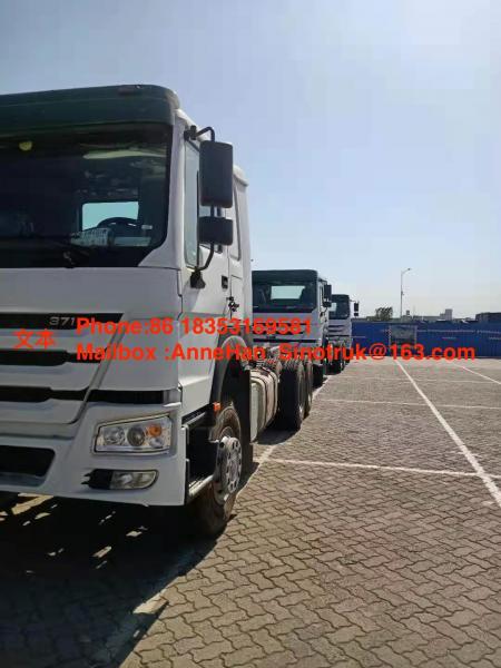 Ethiopia Heavy Cargo Truck / Cargo Chassic Truck 6×4 10 Wheels Euro2 371hp